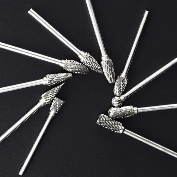 10 Pcs Tungsten Carbide Rotary Burr Set - Image 4