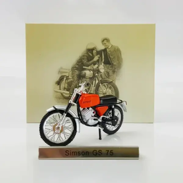 1:24 Scale Simson GS 75 Motorcycle Model - Image 2