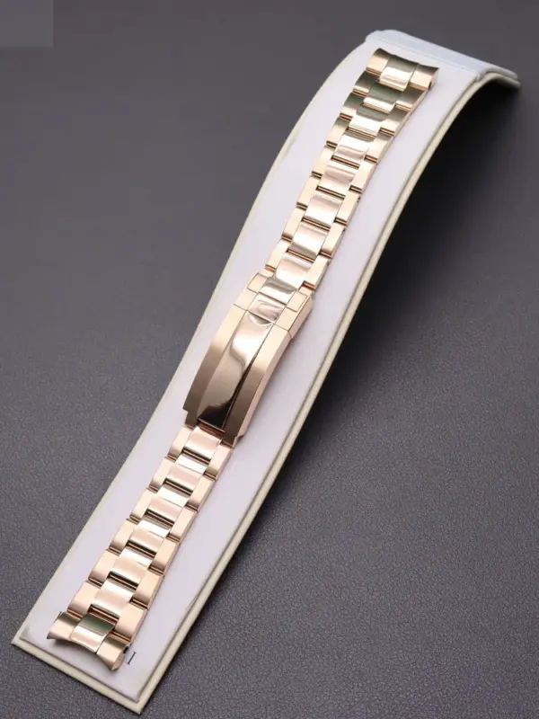 20mm Stainless Steel Watch Strap with Clasp - Image 8