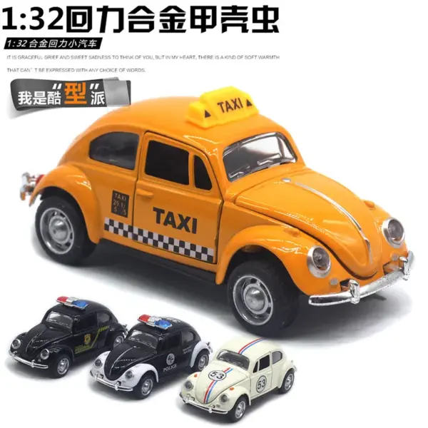 1:32 Alloy Volkswagen Beetle Diecast Model - Image 2