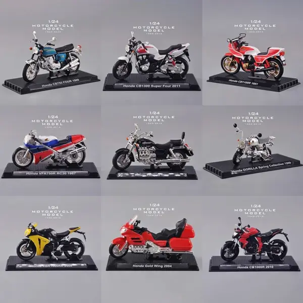 1:24 Scale Diecast Honda Heavy Duty Motorcycle