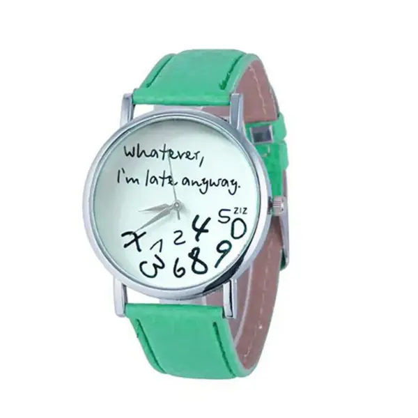 Ladies Big Dial Leather Watch SKU JS-SWWLDLWC - Image 15