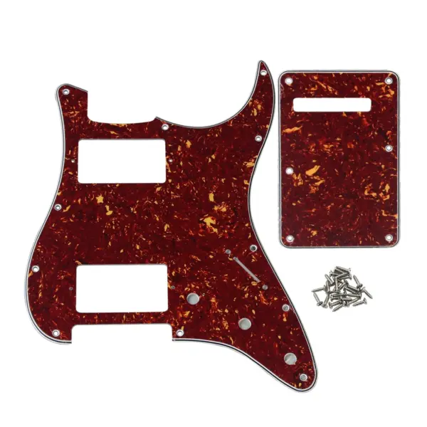 Electric Guitar HH Pickguard Set with Screws - Image 10