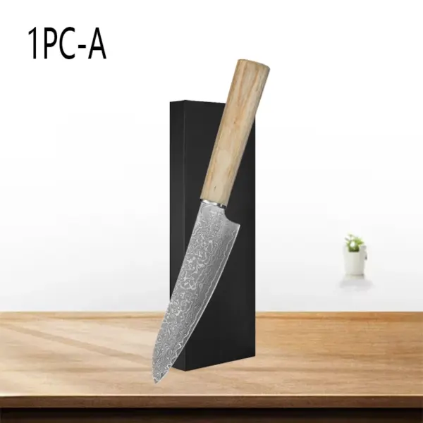 Damascus Steel Chef Knife for Versatile Cooking - Image 9