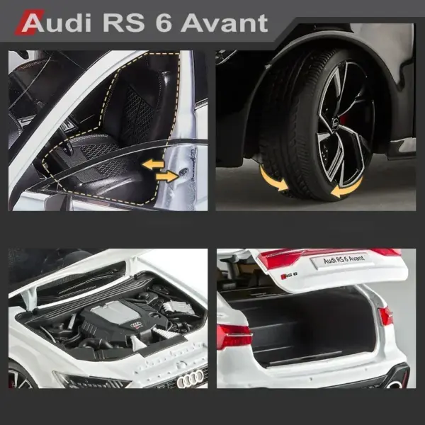 1:18 Audi RS6 Avant Diecast Model Car - Image 2