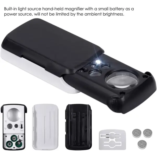 LED Magnifier Loupe 30X 60X 90X with Light - Image 6