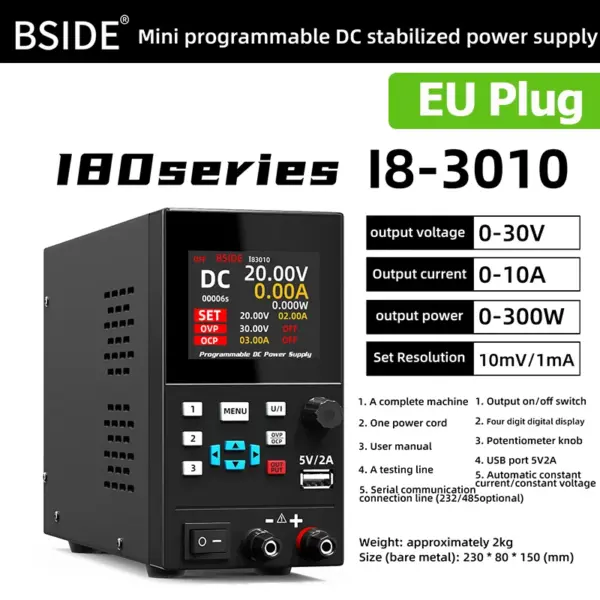 Programmable High Precision DC Power Supply 300W - Image 14