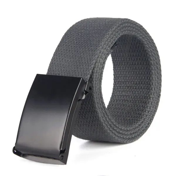 Unisex Nylon Canvas Casual Belt 120cm - Image 17