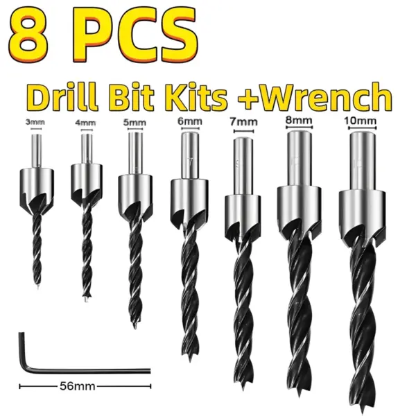 HSS Countersink Drill Bit Set 4-10mm - Image 13