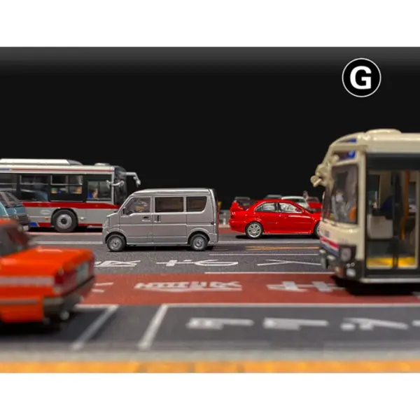 1:64 Scale Urban Scene Mat for Toy Vehicles - Image 6