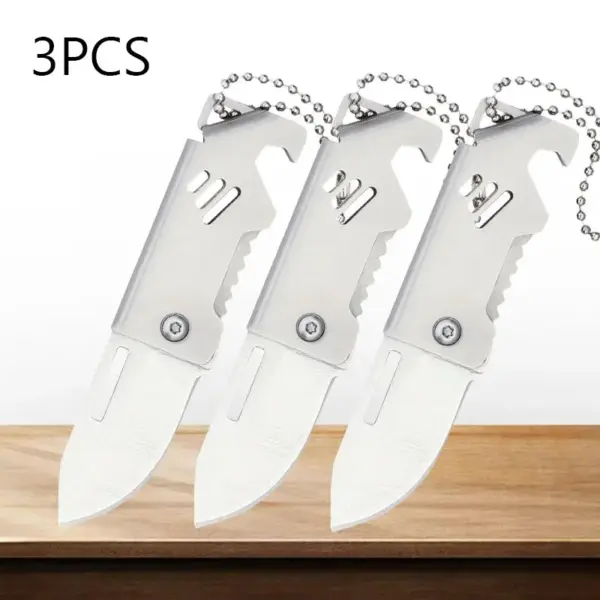 Folding Stainless Steel Mini Fruit Knife - Image 7