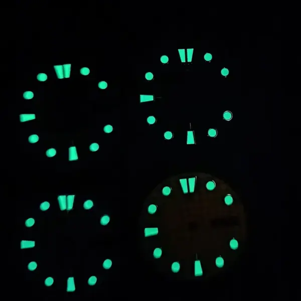 28.5MM Green Luminous Watch Dial for NH35/NH36 - Image 4