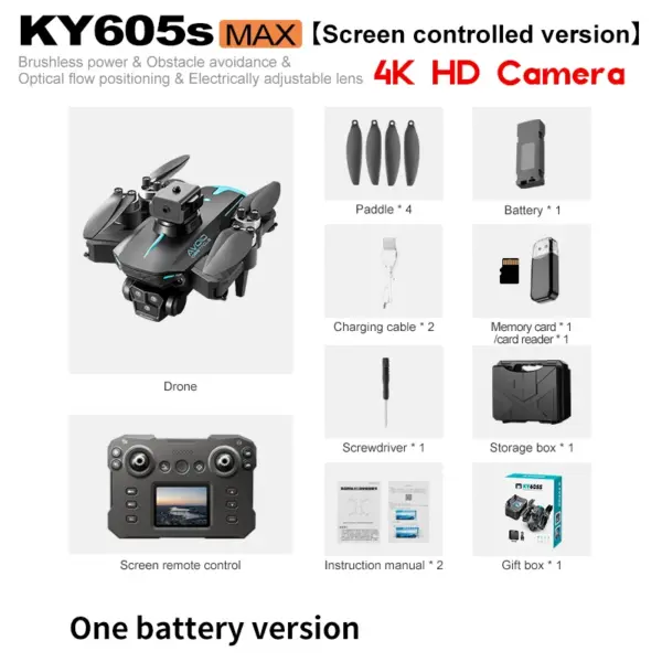 KY605S 8K Drone with 360 Obstacle Avoidance - Image 9