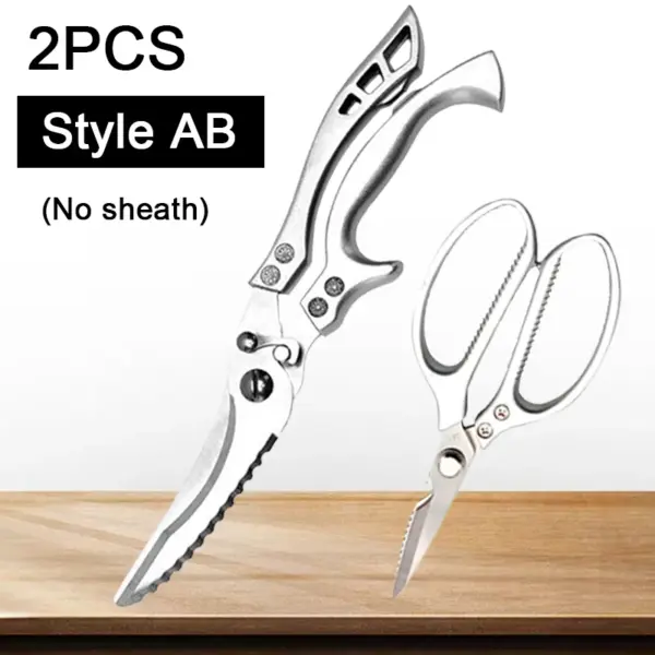 Stainless Steel Kitchen Poultry Shears Scissors - Image 7