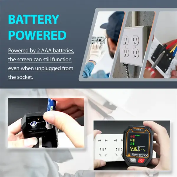 Digital Socket Tester with RCD Function - Image 5