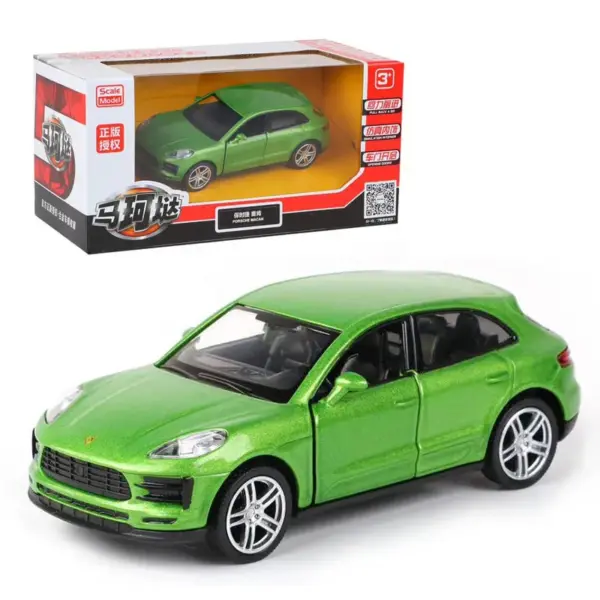 1:36 Porsche Macan Diecast Model Toy Car - Image 5