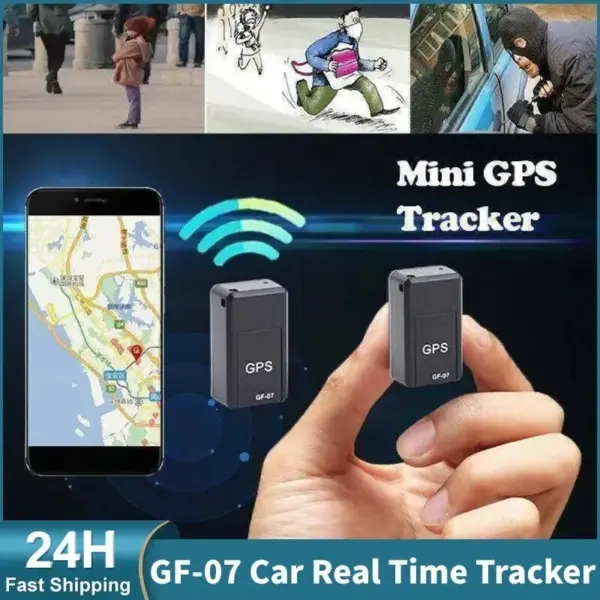 Compact Mini GPS Tracker GF-07 for Vehicles