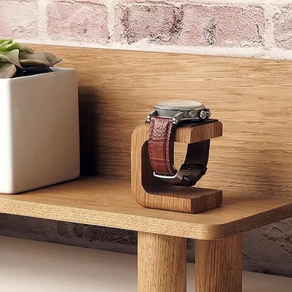 Wooden Watch Holder Jewelry Organizer Stand - Image 3