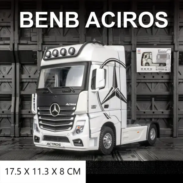 1:36 Mercedes-Benz ACIROS Diecast Model Truck - Image 8