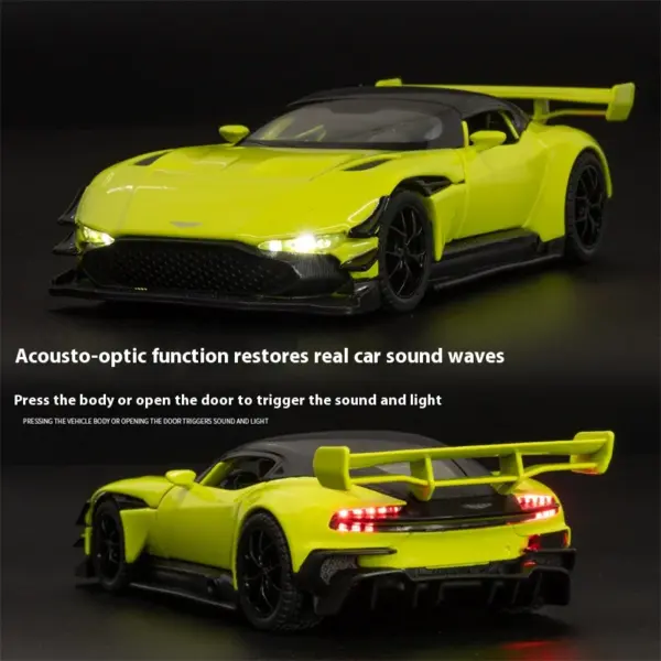 1:32 Aston Martin Alloy Model Car with Sound - Image 5