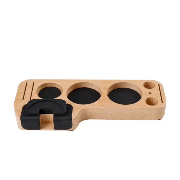 Wooden Coffee Tamper and Accessory Holder - Image 8