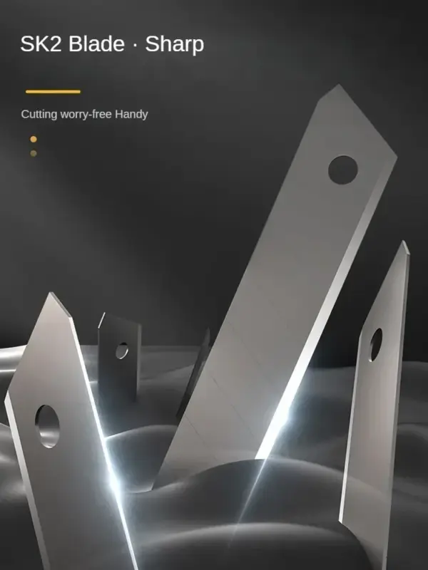Deli Retractable Utility Knife with 3 Blades - Image 5