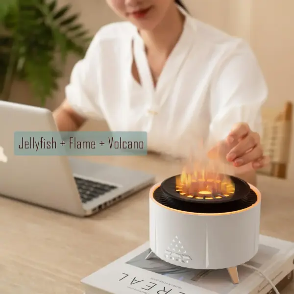 Jellyfish Volcano Mist Aromatherapy Diffuser 350ml - Image 2