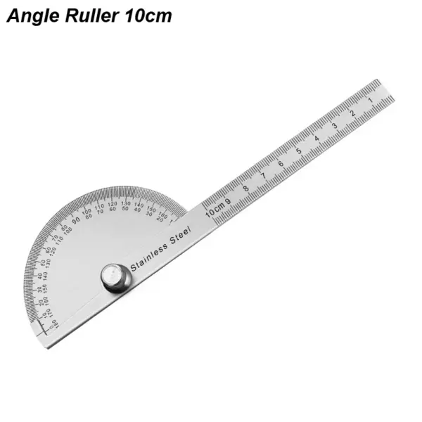 Stainless Steel Angle Meter Protractor Ruler - Image 9