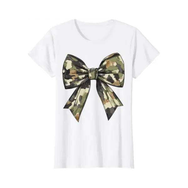 Camouflage Bow Hunting Girls T-Shirt - Image 2