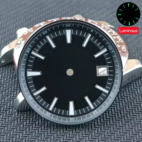 33MM Green Luminous Watch Dial for Miyota8215 - Image 7