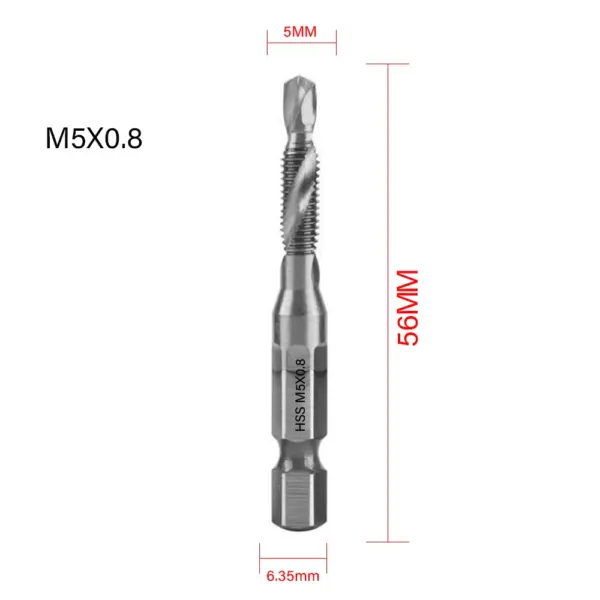 Titanium Plated HSS Tap Drill Bit Set - Image 26