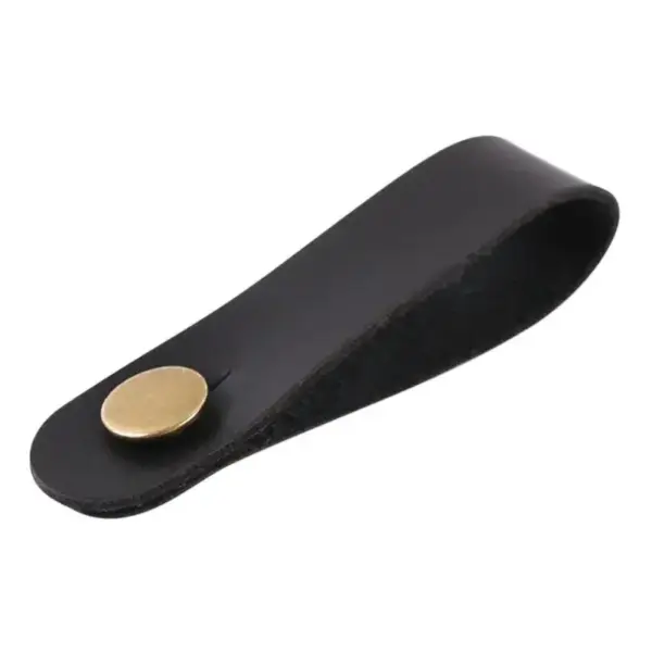 Vintage Leather Guitar Strap Button Adapter - Image 8