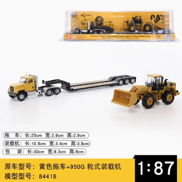 1:87 Kenworth T880s CAT CT681 Alloy Truck Model - Image 8
