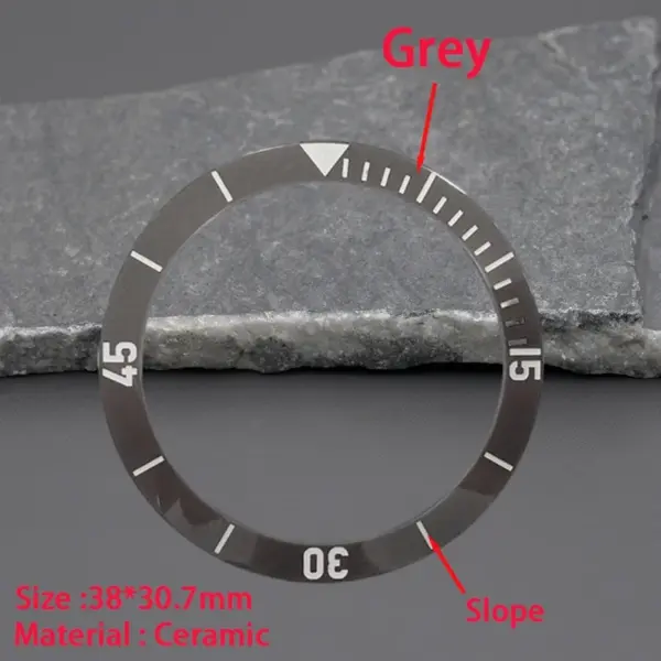 Gray Ceramic Bezel Insert for Omega Watches - Image 26