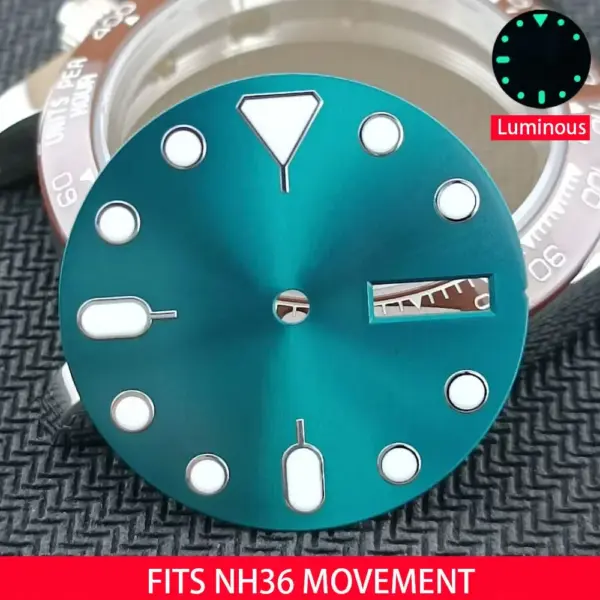 28.5mm Luminous Dial for NH36 Watch Movement - Image 14