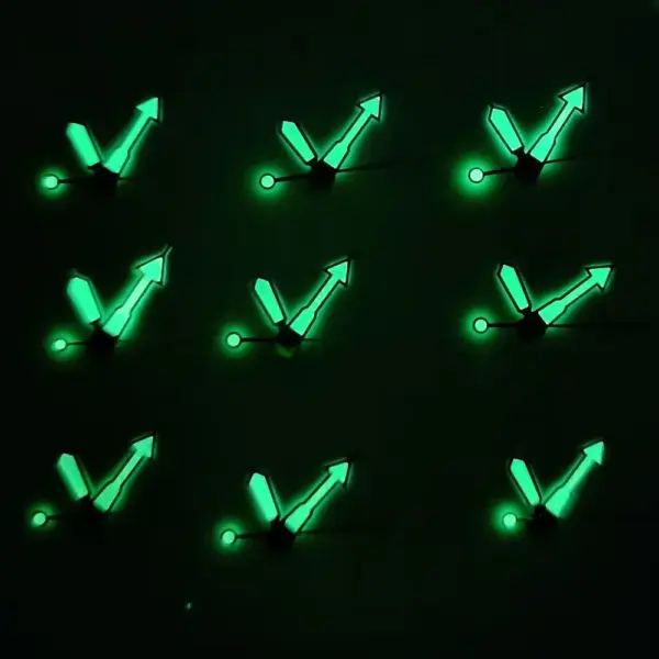 NH35 NH36 Watch Hands Green Luminous Set - Image 6