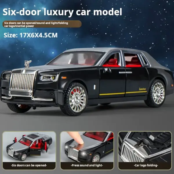 1:32 Rolls-Royce Phantom Diecast Model Car - Image 2