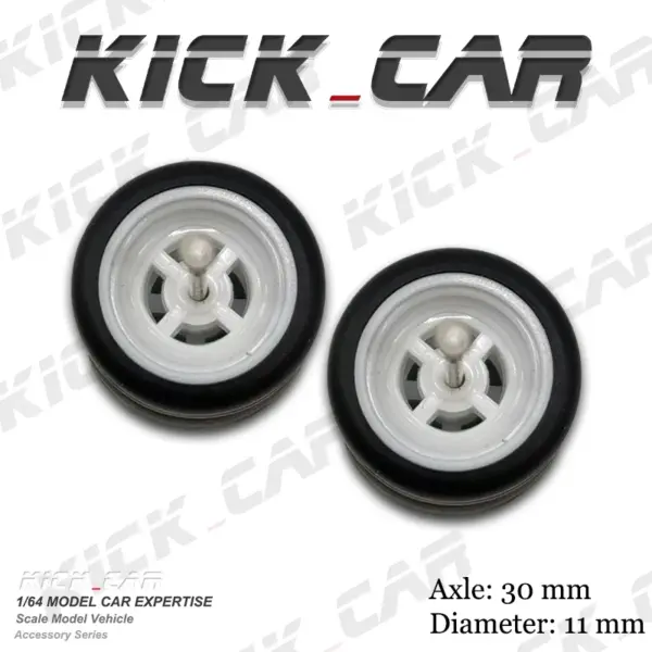 1/64 ABS Wheels with Rubber Tires for Models - Image 11