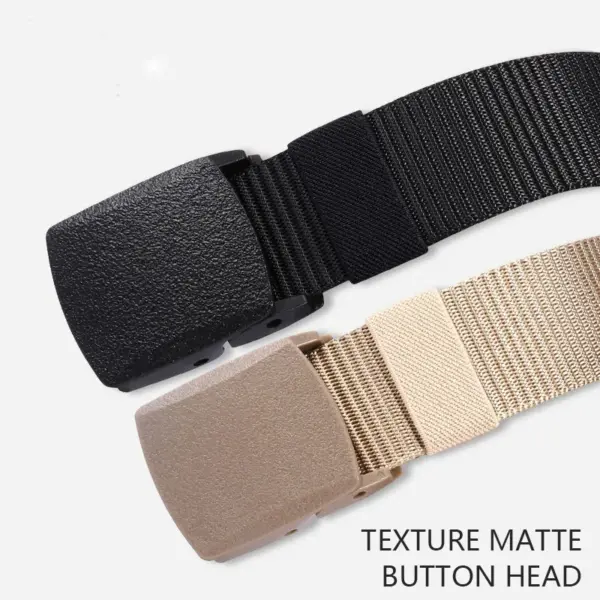 Nylon Tactical Belt for Men, Casual Style - Image 4