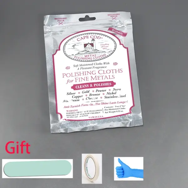 Cape Cod Metal Polishing Cloths Twin Pack