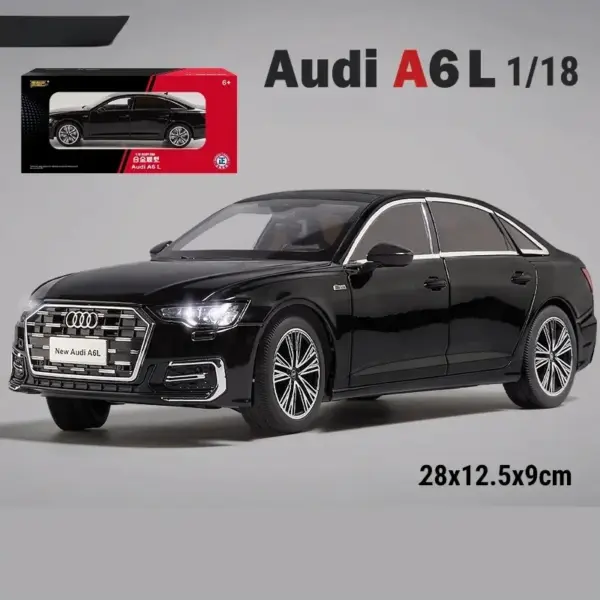 1:18 Audi A6L Alloy Diecast Car Model - Image 11