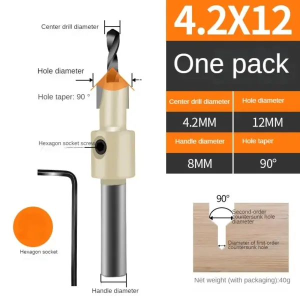 HSS Wood Countersink Drill Bit Set - Image 20