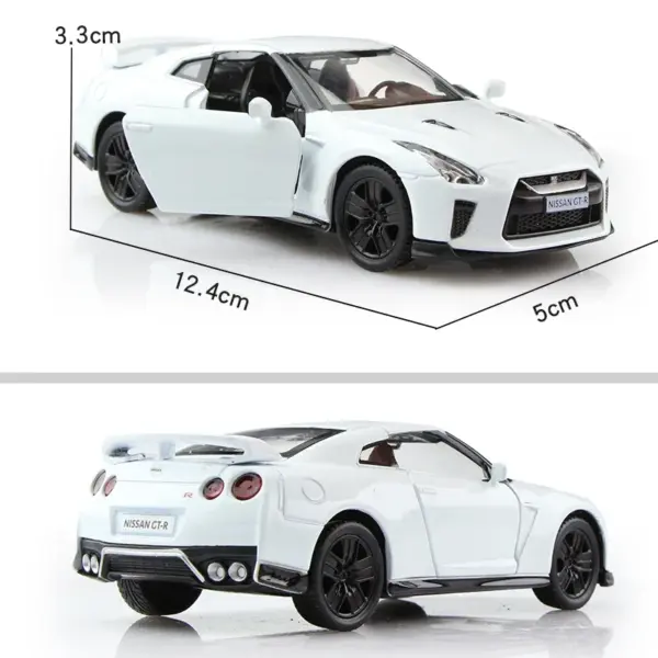 1:36 Nissan GTR R35 Diecast Model Car - Image 7
