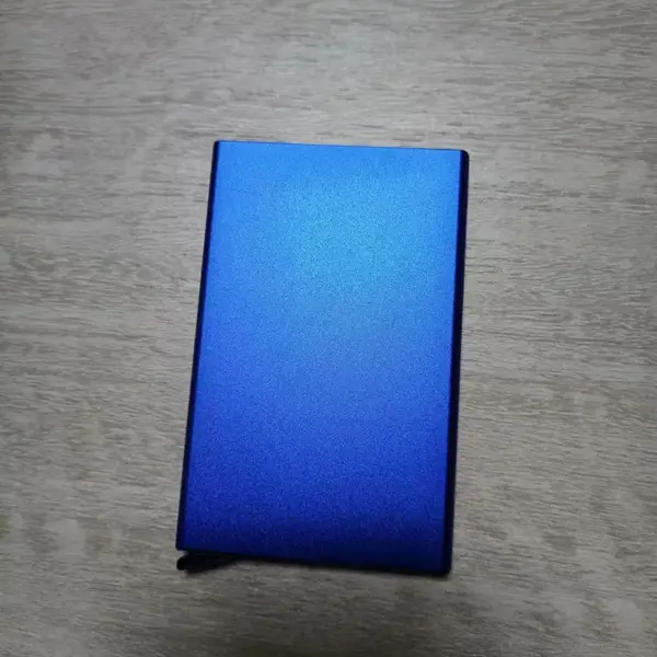 Slim RFID Credit Card Holder Metal Wallet - Image 10