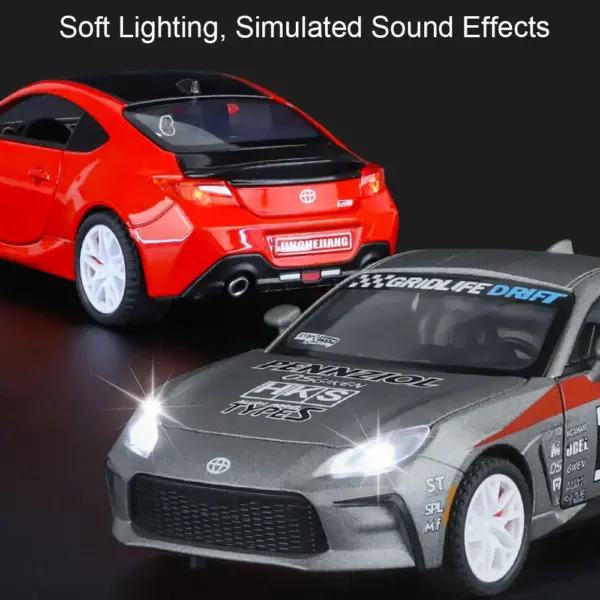 1:32 Toyota GR86 Diecast Car with Music - Image 4