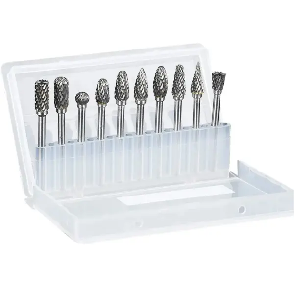 10 Pcs Tungsten Carbide Rotary Burr Set - Image 7