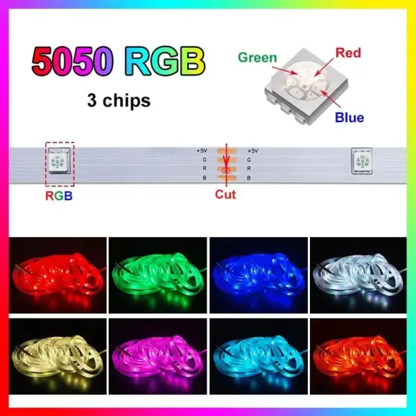 Smart RGB LED Strip Lights with Bluetooth Control - Image 5