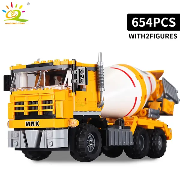 Engineering Truck Building Blocks Set HQB3034 - Image 12