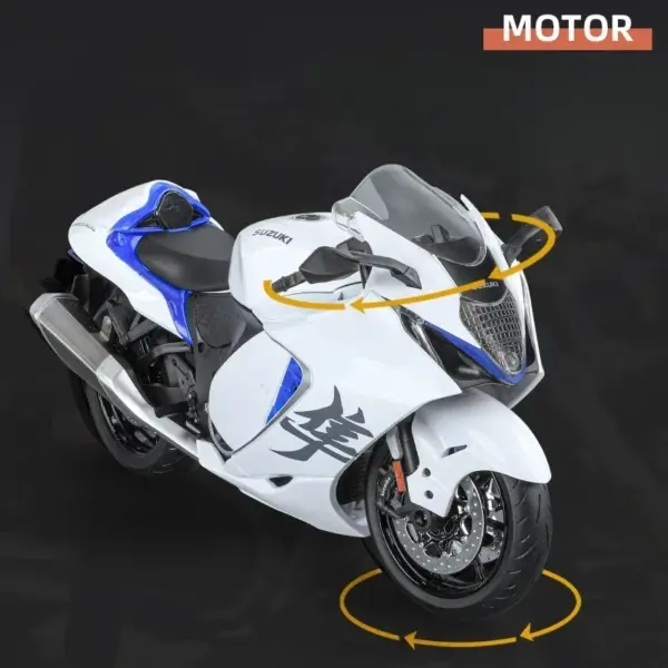 Suzuki Hayabusa 1:9 Diecast Motorcycle Model - Image 3