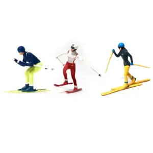 1:64 Scale Resin Winter Sports Miniature Set